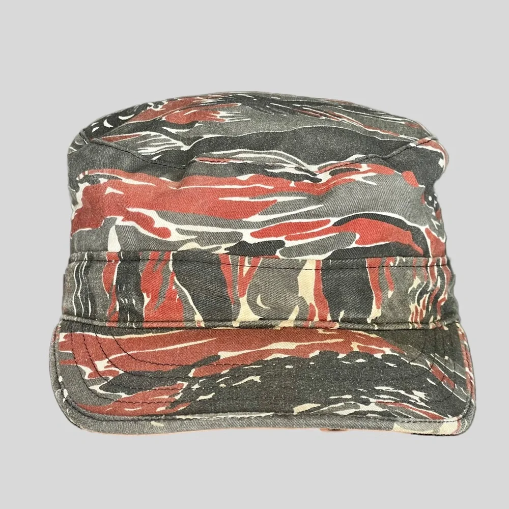 Vintage 90’s Military Issued Camouflage Combat BDU Cap Size 7 ¼